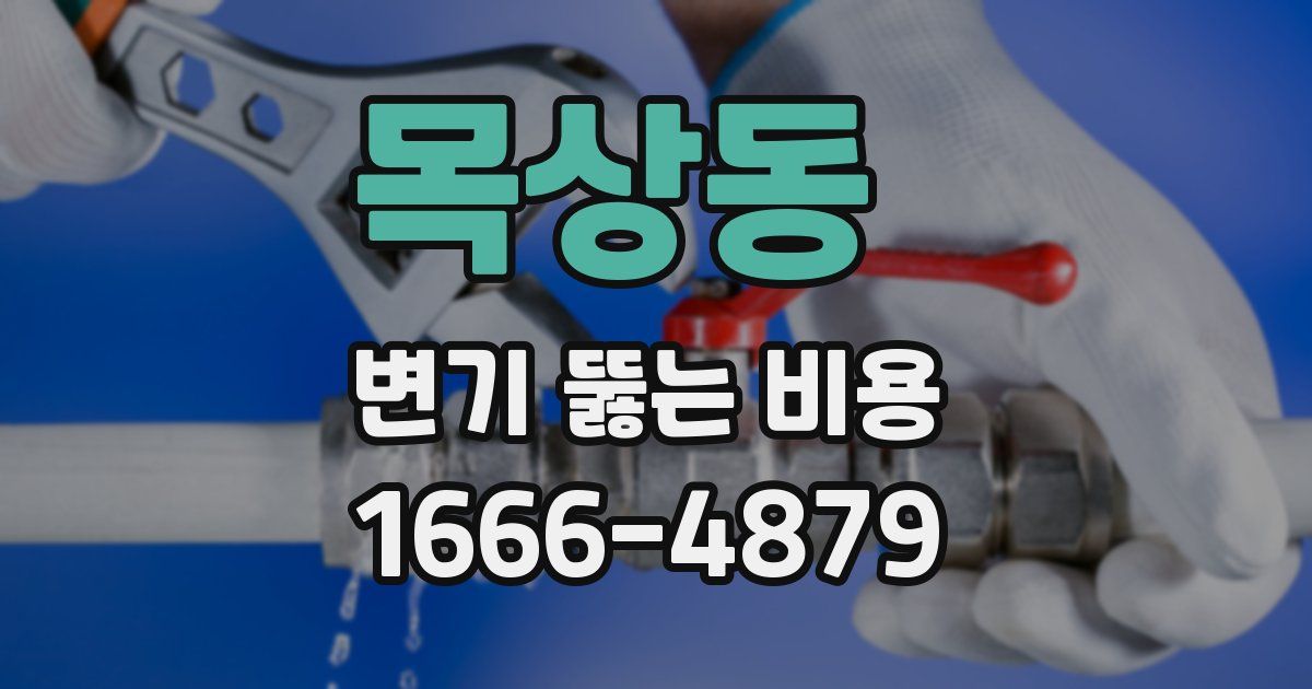 목상동 변기 뚫는 비용