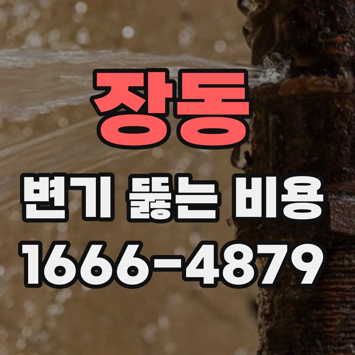 장동 변기 뚫는 비용