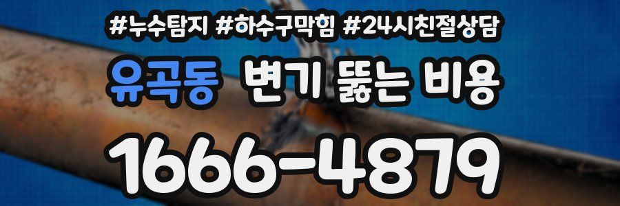 유곡동 변기 뚫는 비용
