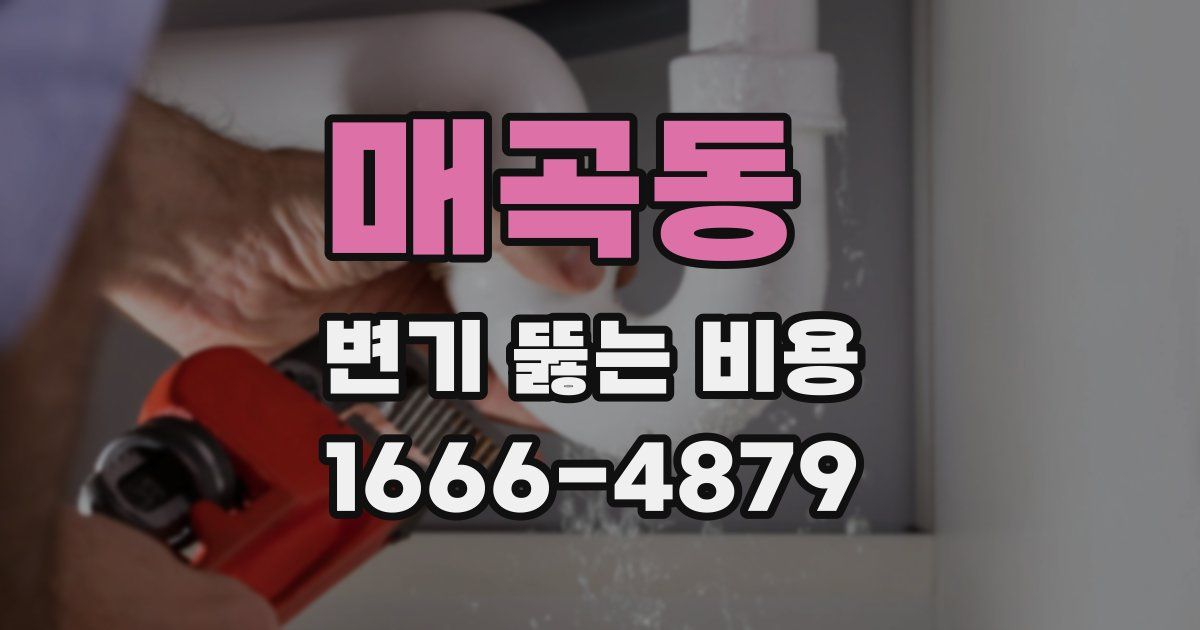 매곡동 변기 뚫는 비용