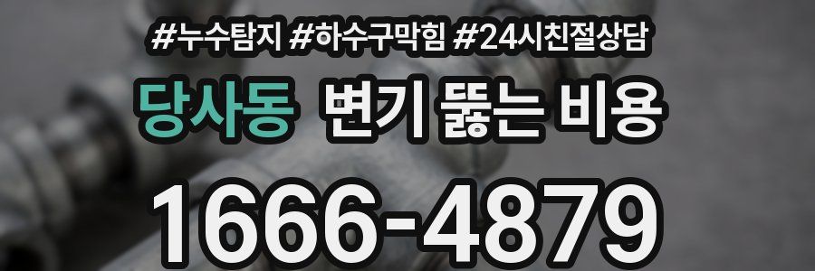 당사동 변기 뚫는 비용