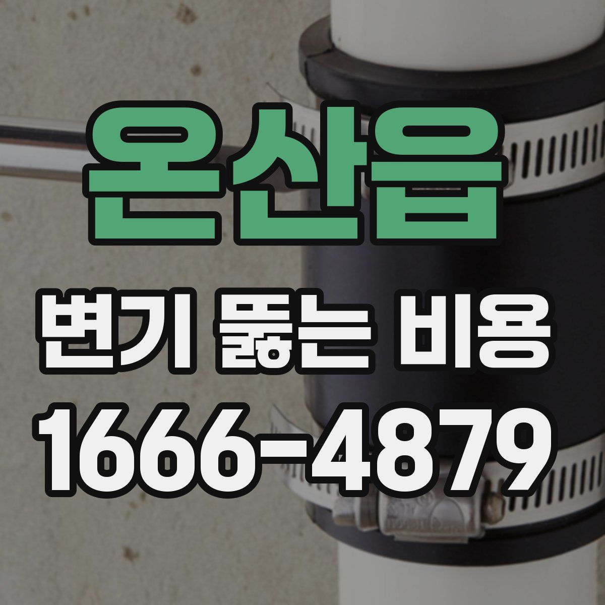 온산읍 변기 뚫는 비용