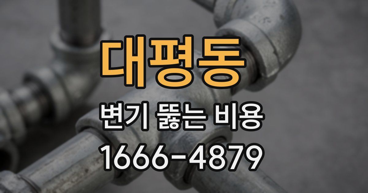 대평동 변기 뚫는 비용