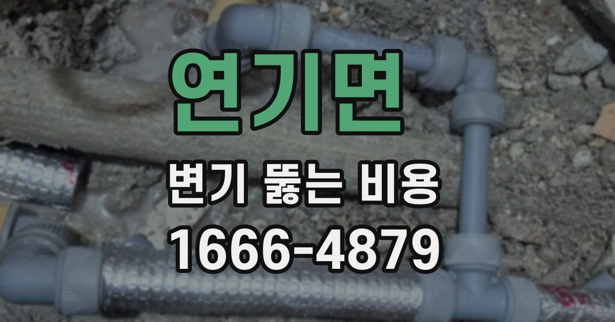 연기면 변기 뚫는 비용
