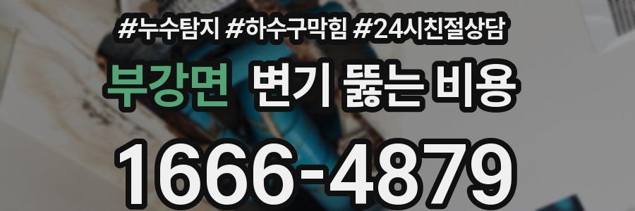 부강면 변기 뚫는 비용