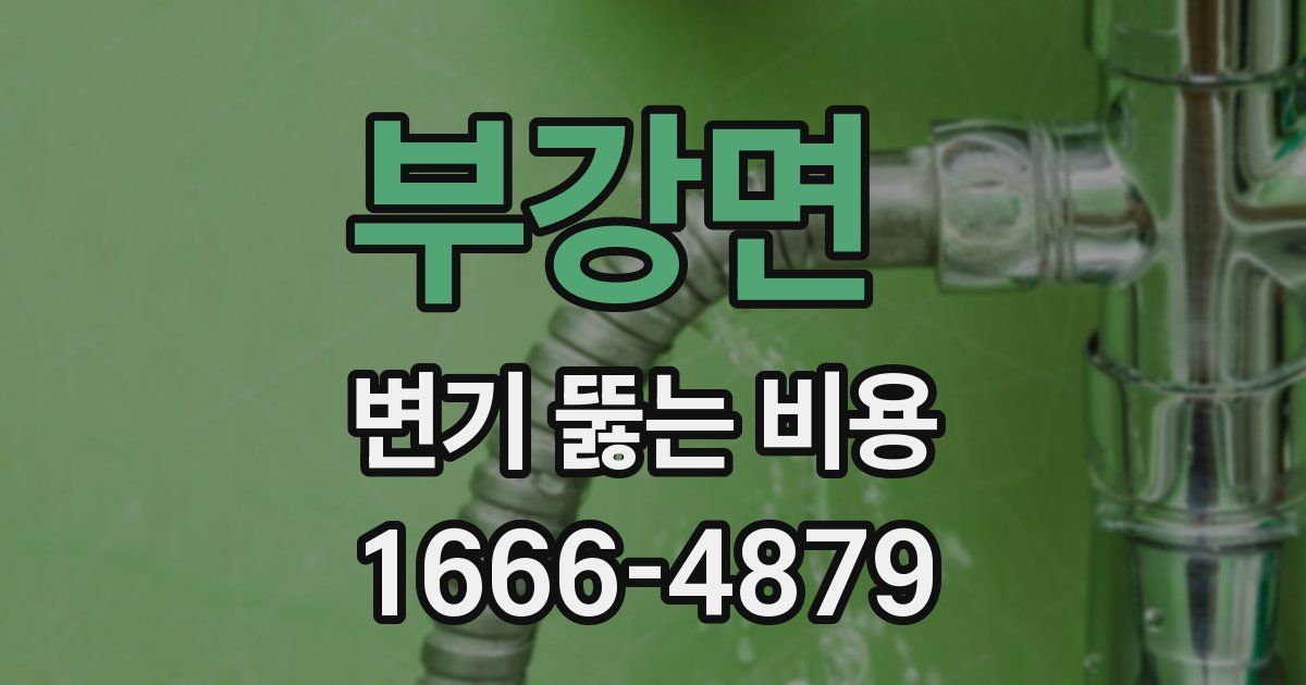 부강면 변기 뚫는 비용