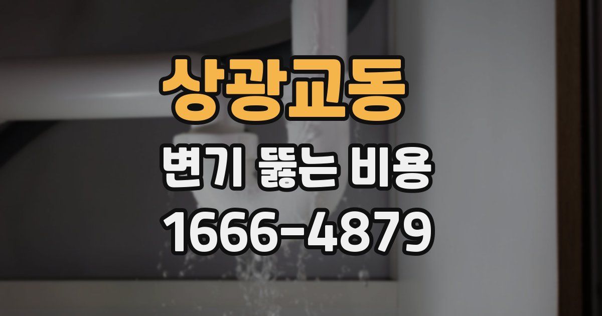 상광교동 변기 뚫는 비용