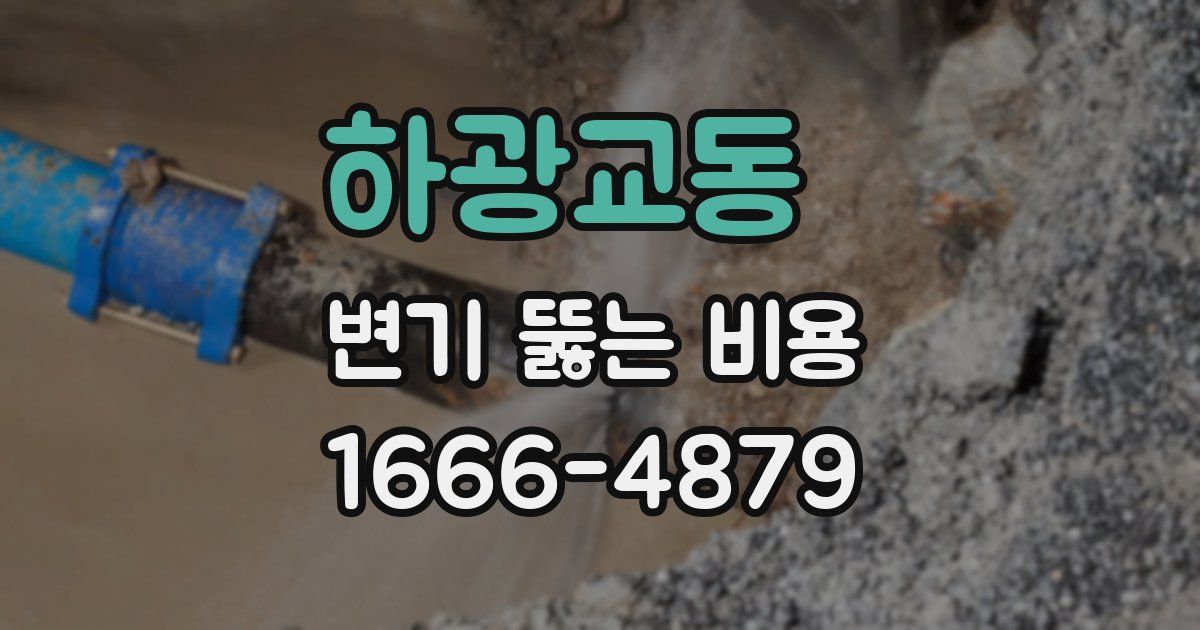 하광교동 변기 뚫는 비용