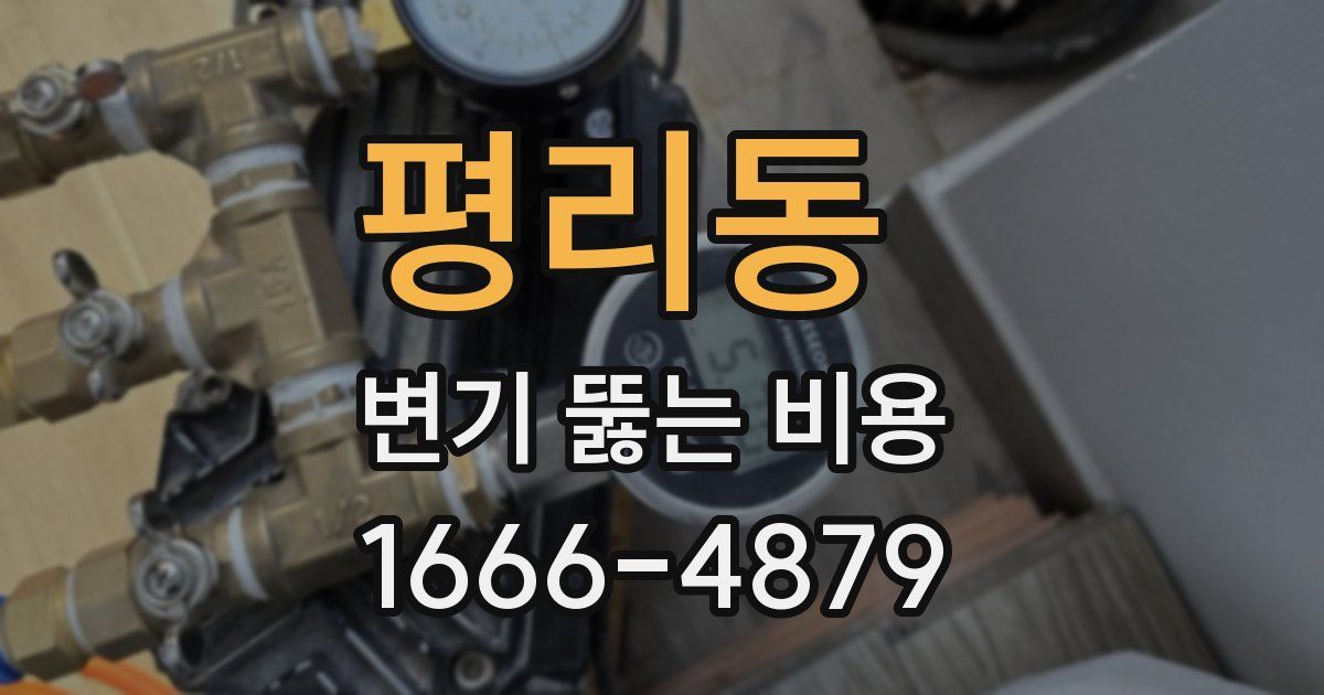 평리동 변기 뚫는 비용