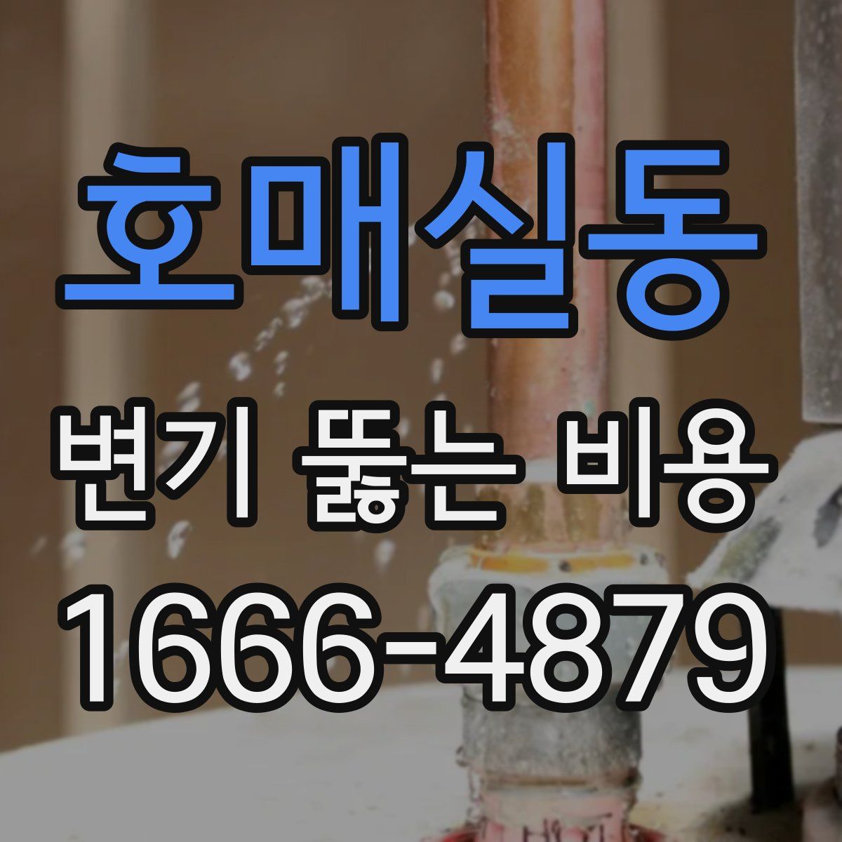 호매실동 변기 뚫는 비용