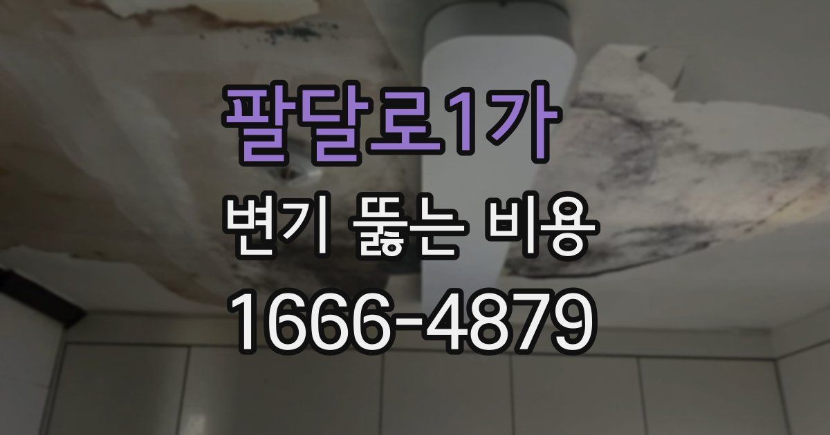 팔달로1가 변기 뚫는 비용