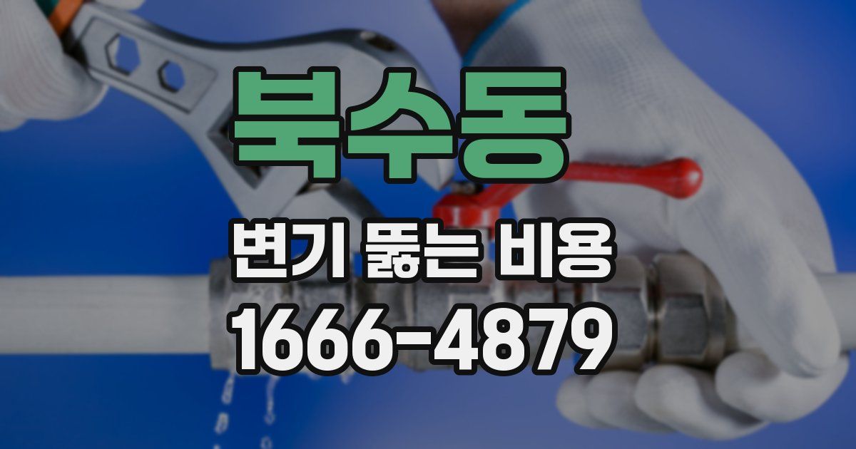 북수동 변기 뚫는 비용