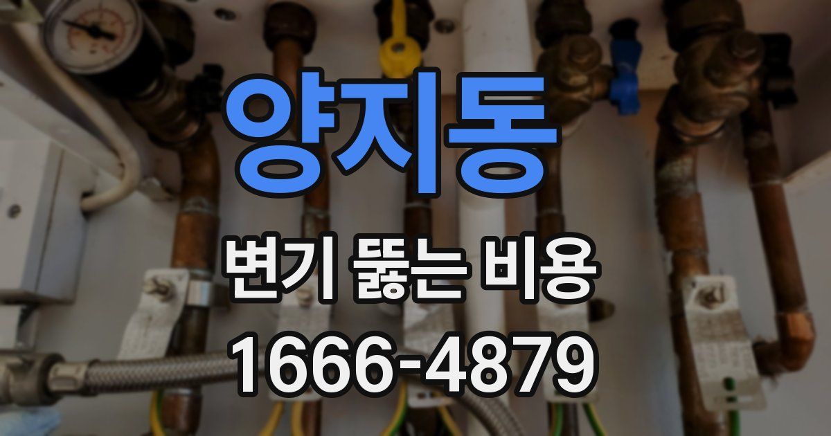 양지동 변기 뚫는 비용