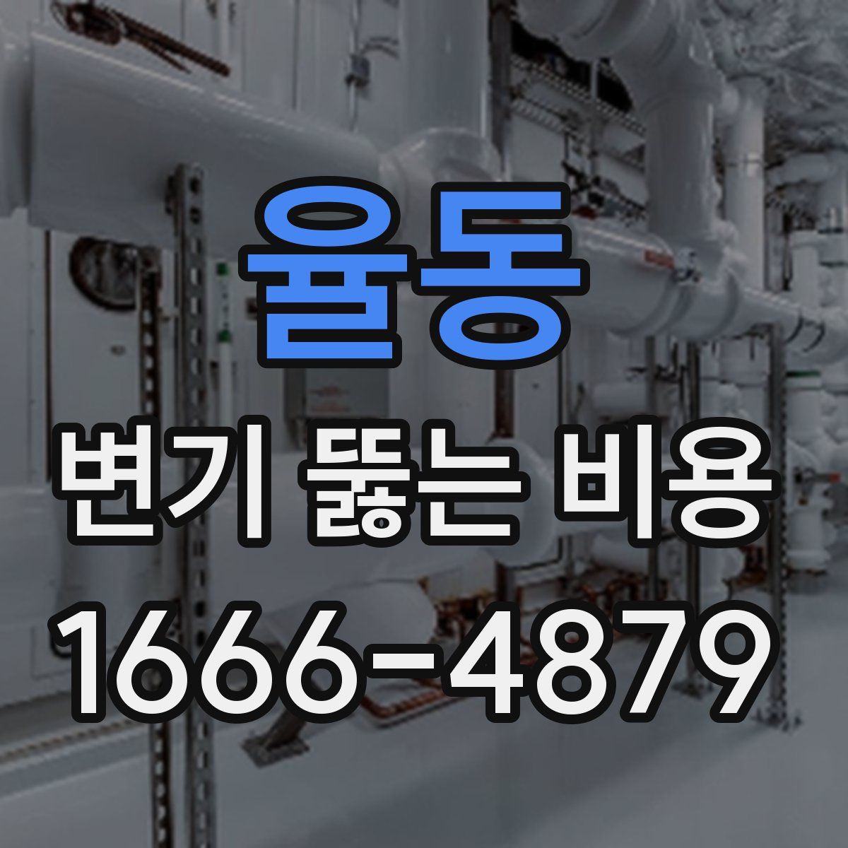 율동 변기 뚫는 비용