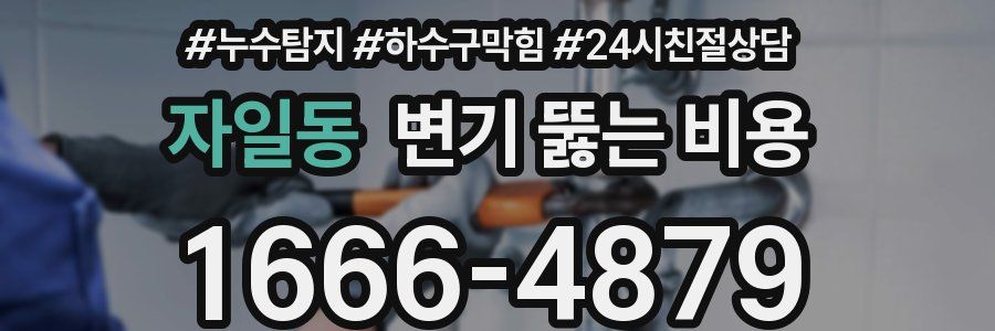 자일동 변기 뚫는 비용