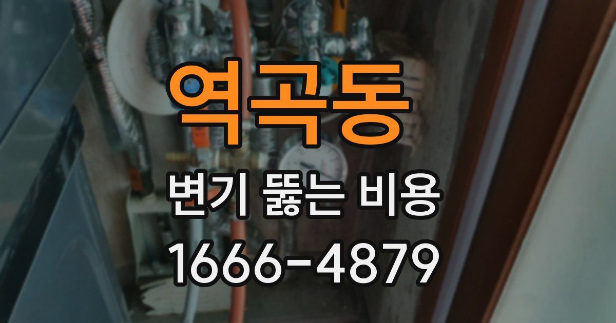 역곡동 변기 뚫는 비용