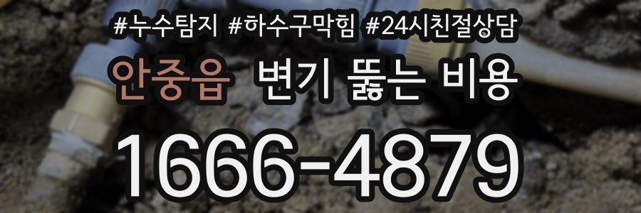 안중읍 변기 뚫는 비용