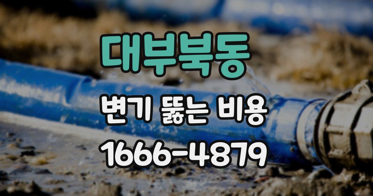 대부북동 변기 뚫는 비용