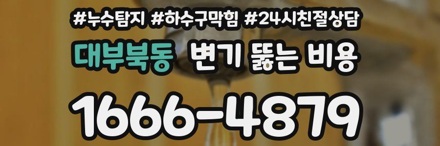 대부북동 변기 뚫는 비용