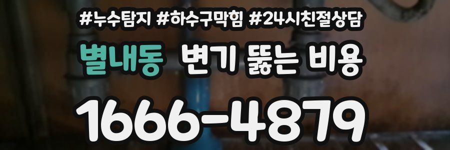 별내동 변기 뚫는 비용