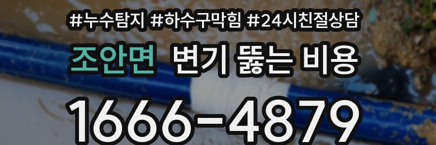 조안면 변기 뚫는 비용