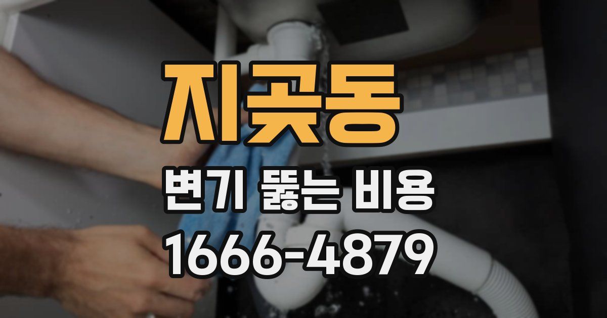 지곶동 변기 뚫는 비용