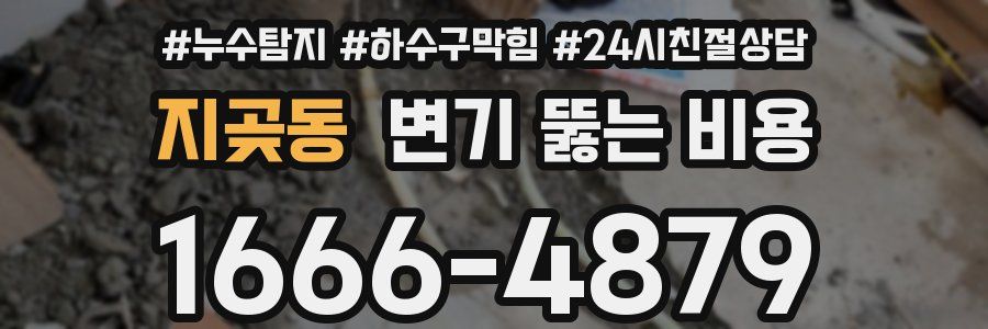 지곶동 변기 뚫는 비용