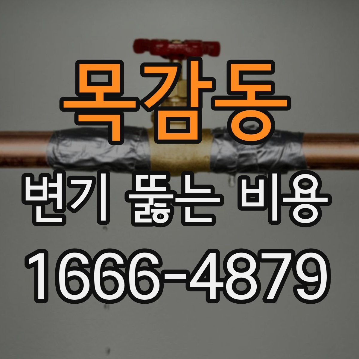 목감동 변기 뚫는 비용