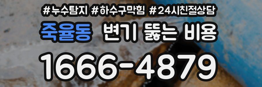 죽율동 변기 뚫는 비용