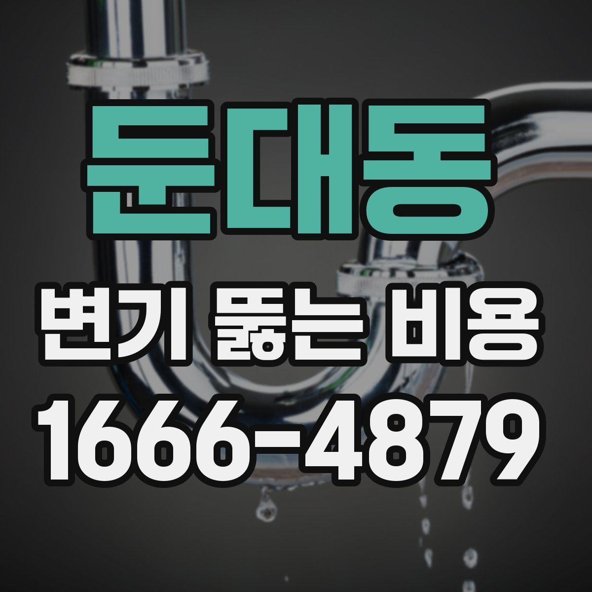 둔대동 변기 뚫는 비용