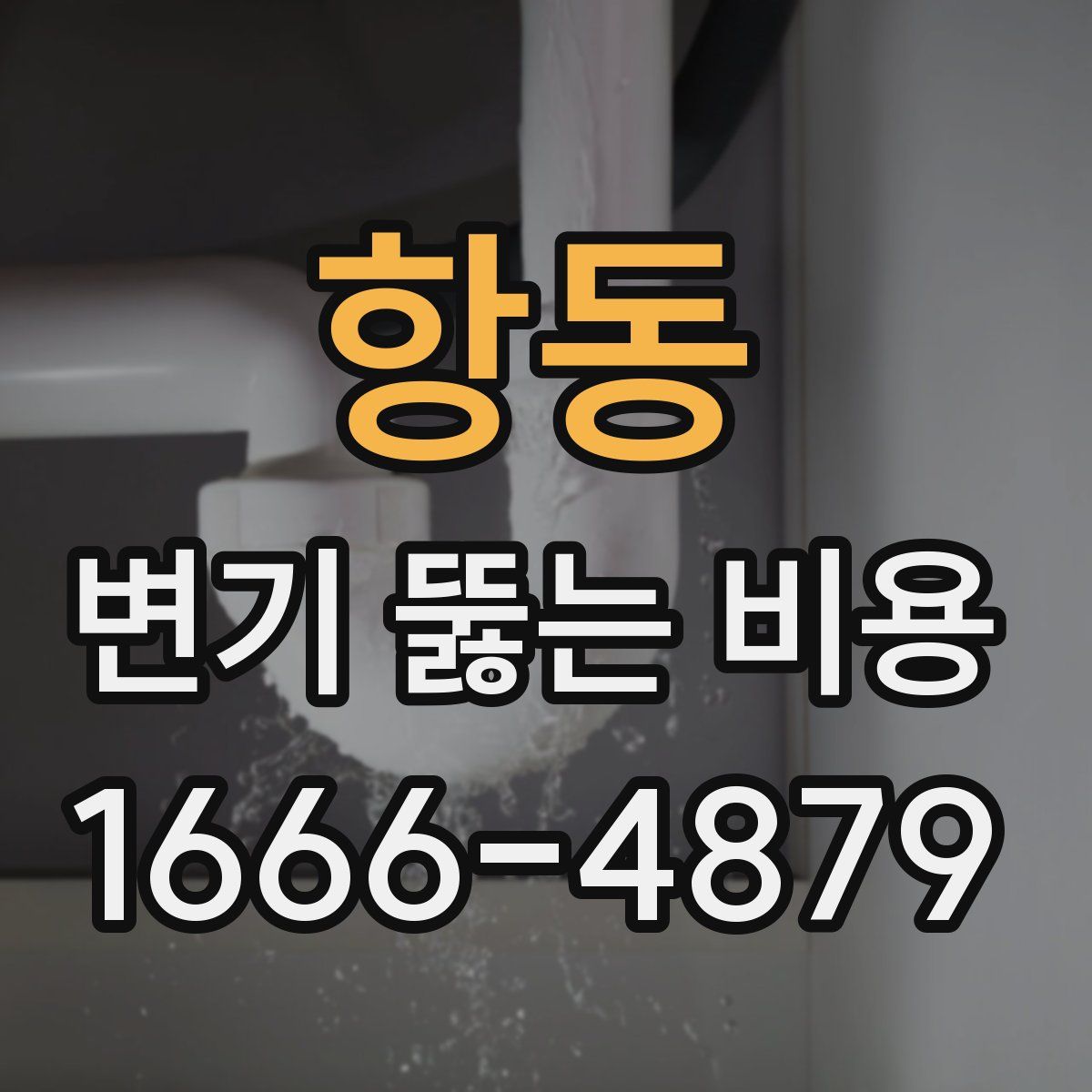 항동 변기 뚫는 비용