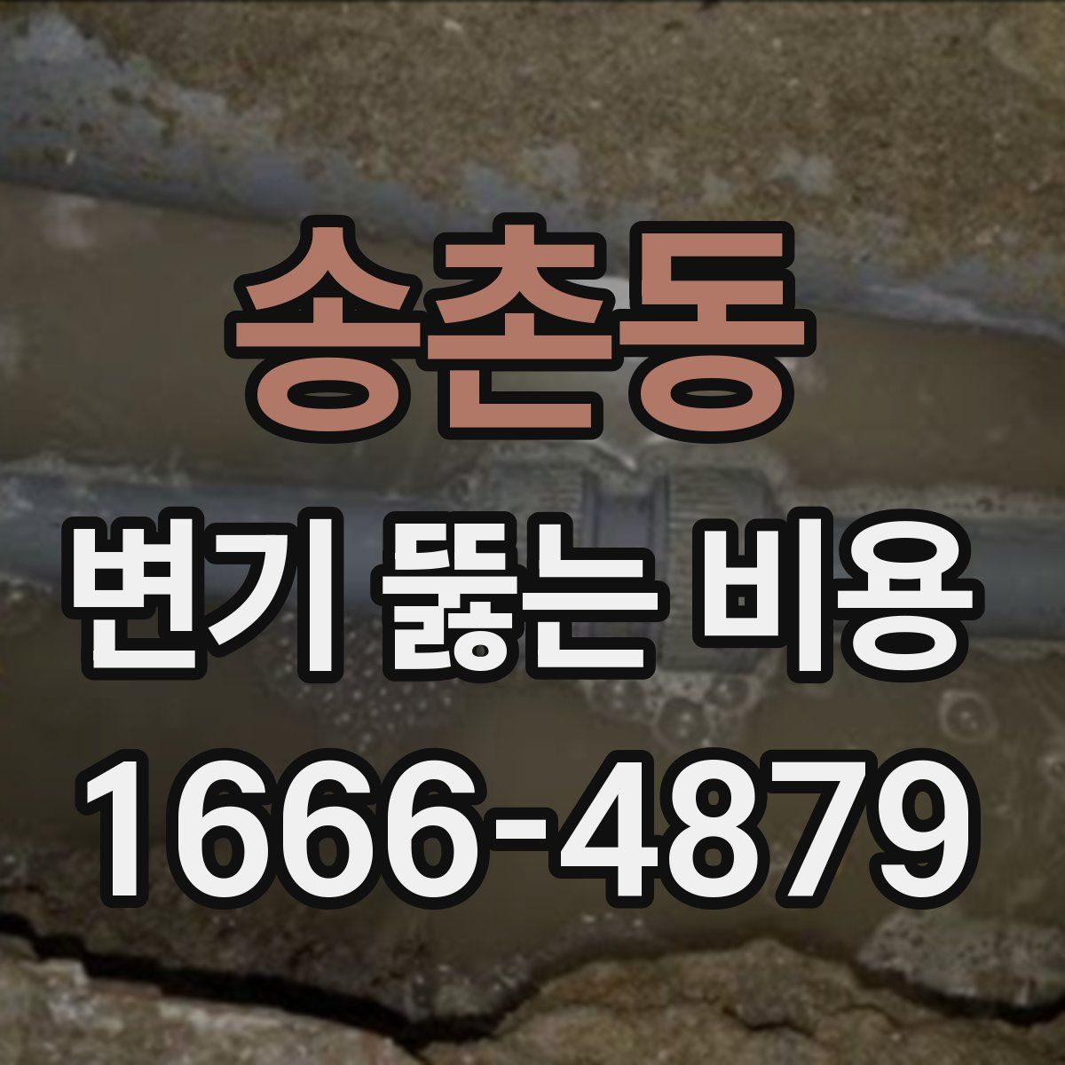 송촌동 변기 뚫는 비용