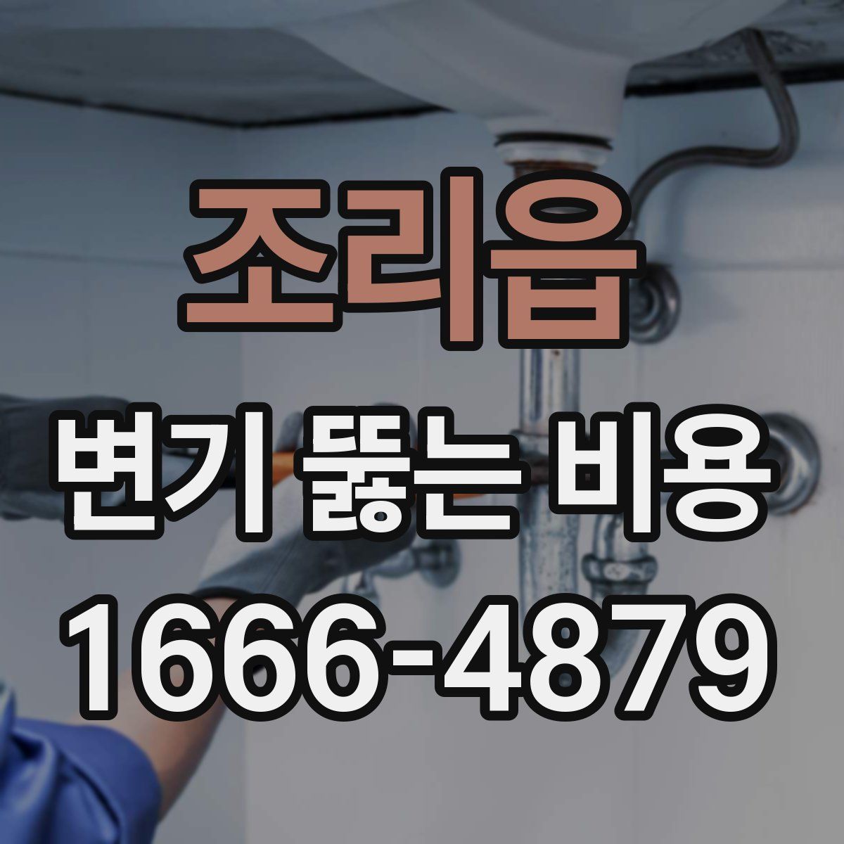 조리읍 변기 뚫는 비용