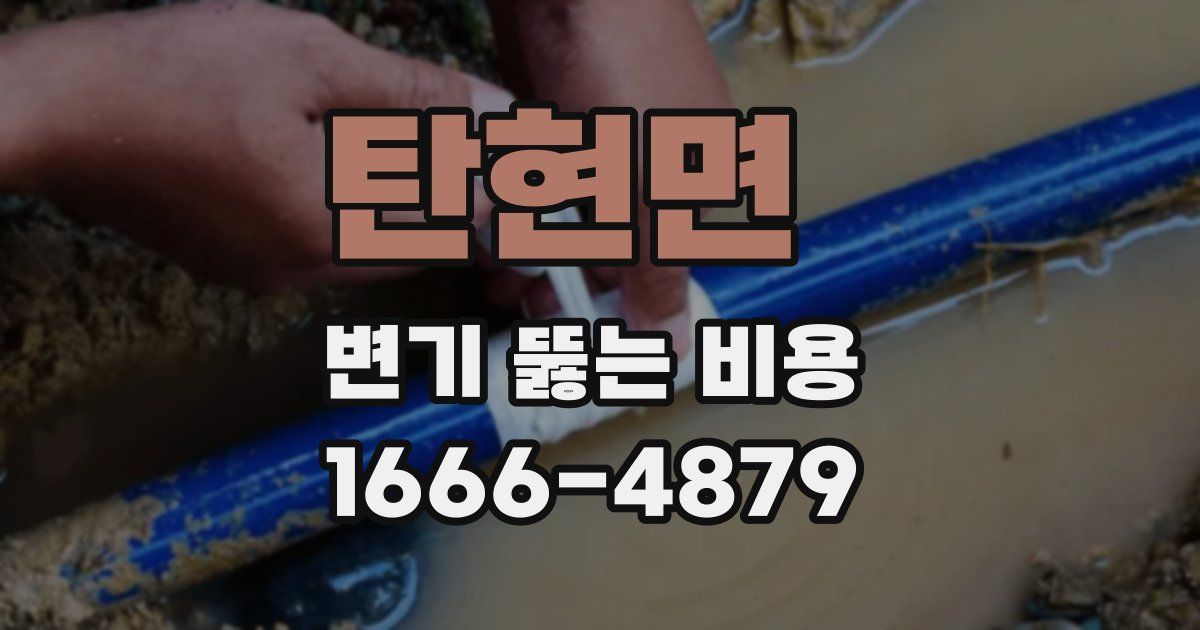 탄현면 변기 뚫는 비용