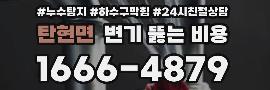 탄현면 변기 뚫는 비용