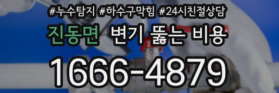 진동면 변기 뚫는 비용