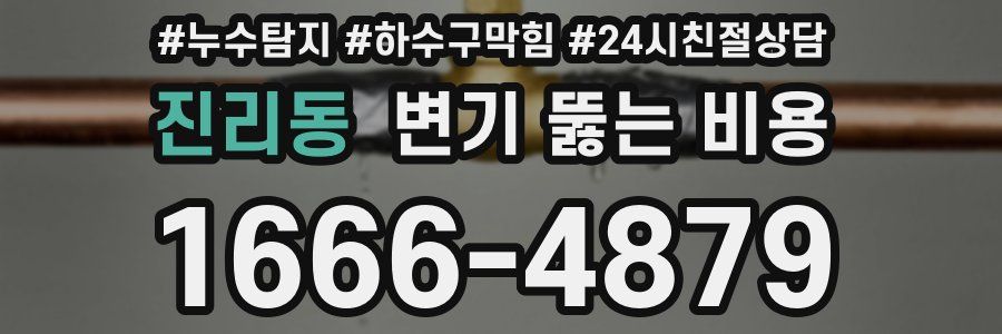 진리동 변기 뚫는 비용
