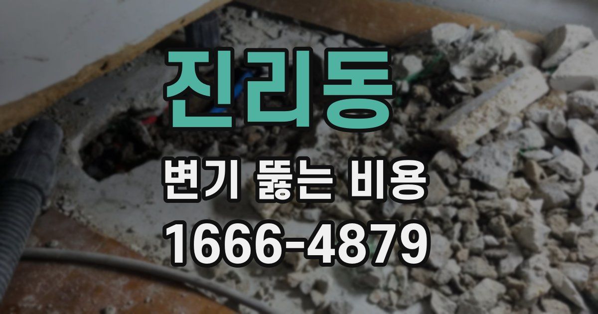 진리동 변기 뚫는 비용