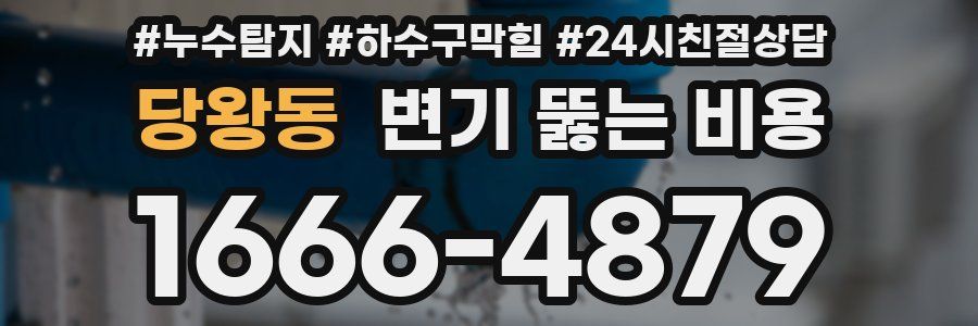 당왕동 변기 뚫는 비용