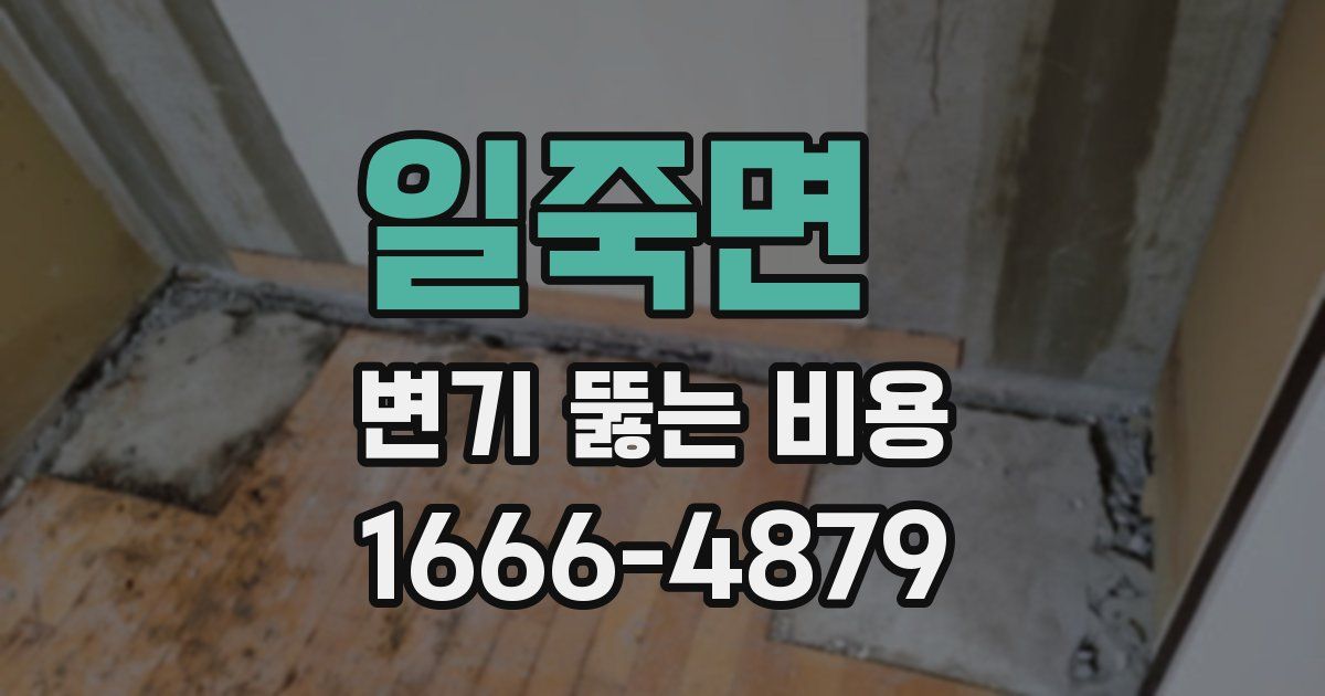 일죽면 변기 뚫는 비용