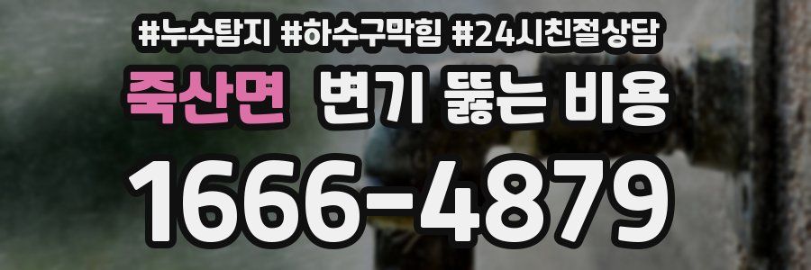 죽산면 변기 뚫는 비용