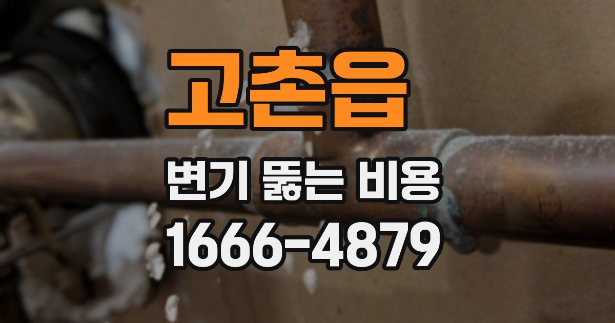 고촌읍 변기 뚫는 비용