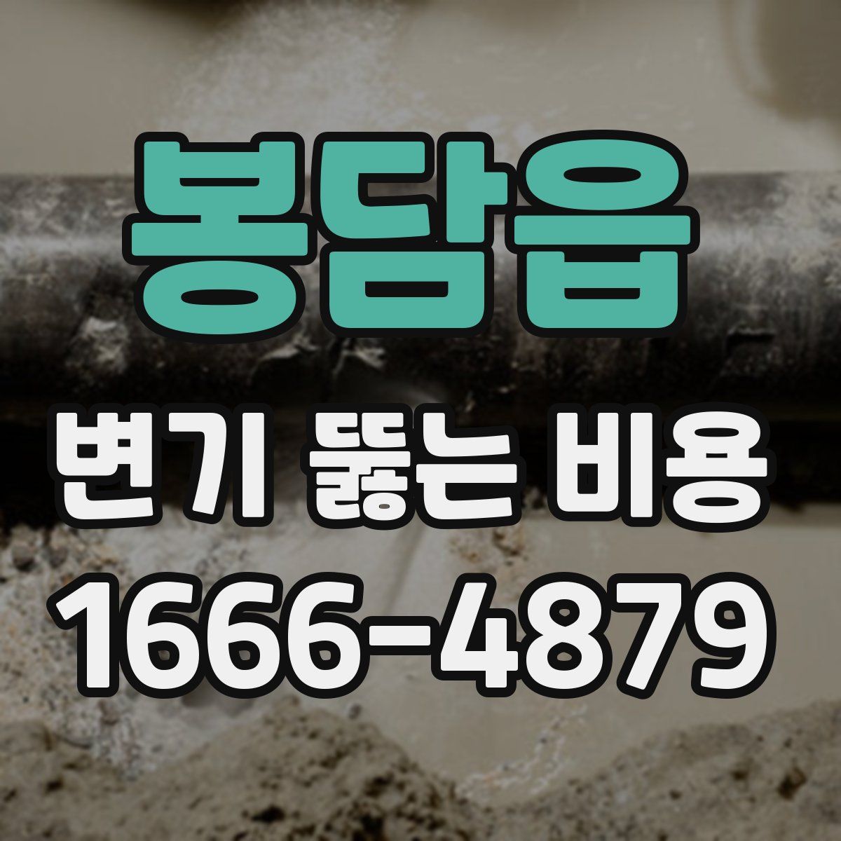 봉담읍 변기 뚫는 비용