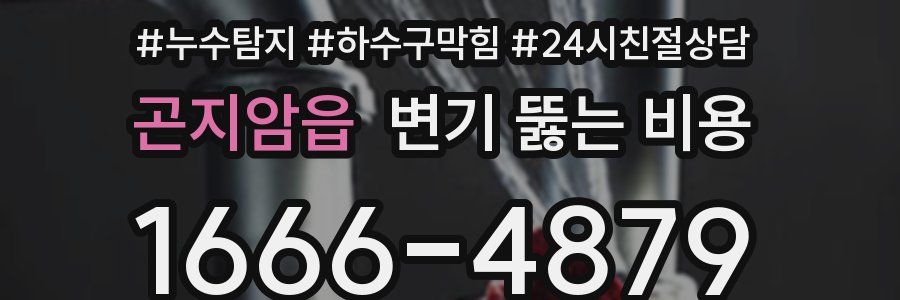 곤지암읍 변기 뚫는 비용