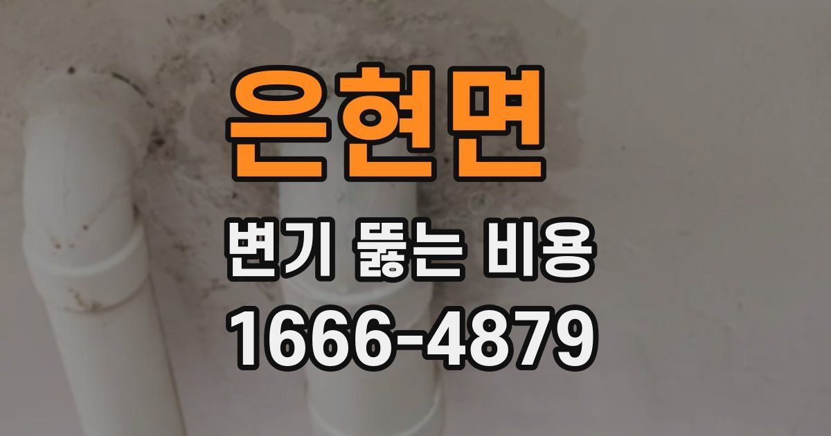 은현면 변기 뚫는 비용