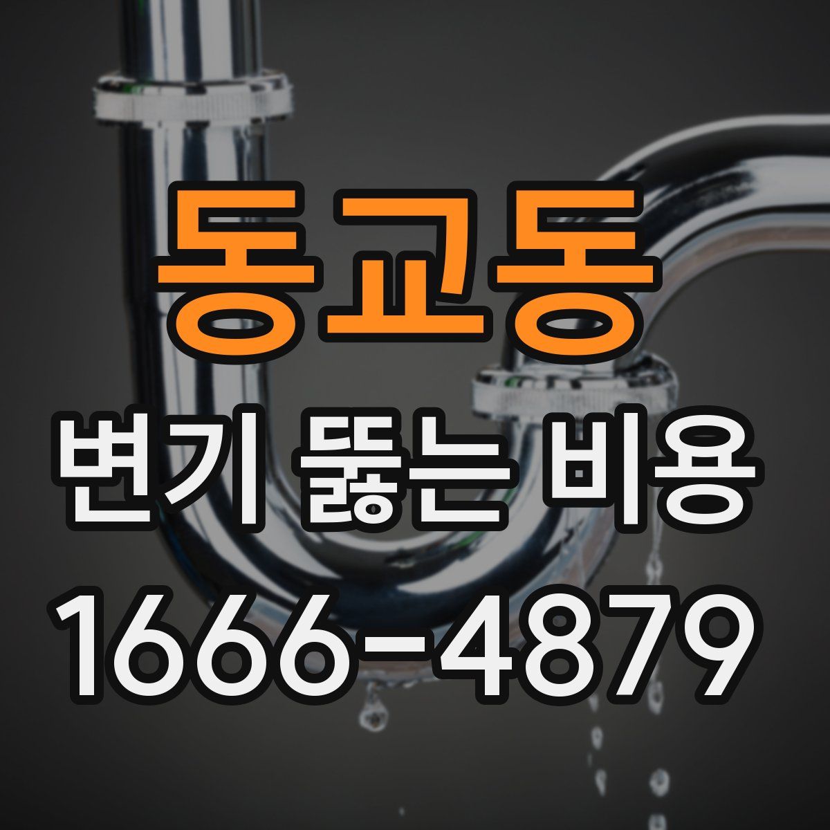 동교동 변기 뚫는 비용