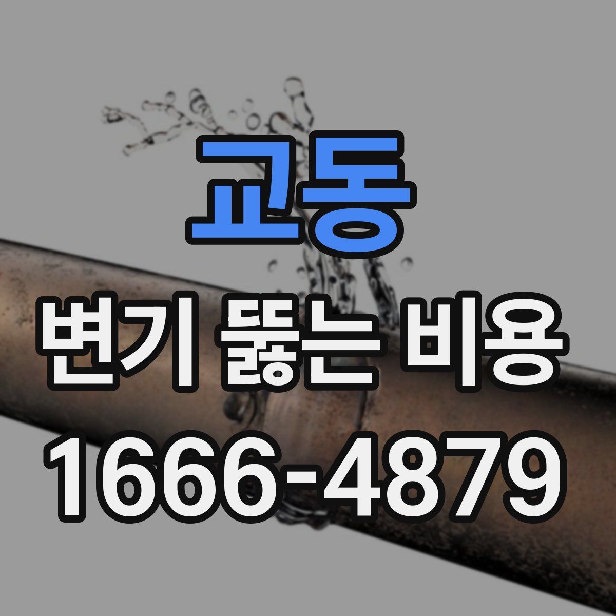 교동 변기 뚫는 비용