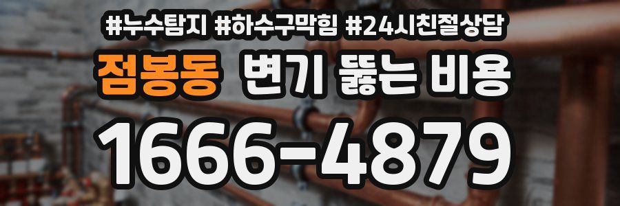 점봉동 변기 뚫는 비용