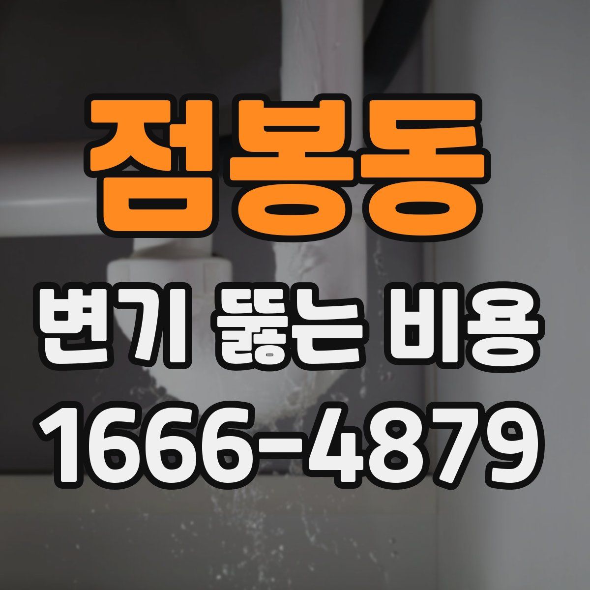 점봉동 변기 뚫는 비용