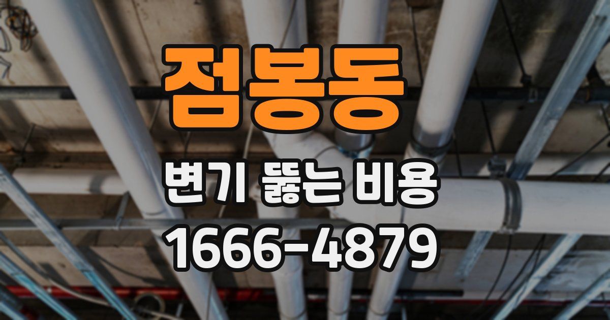 점봉동 변기 뚫는 비용